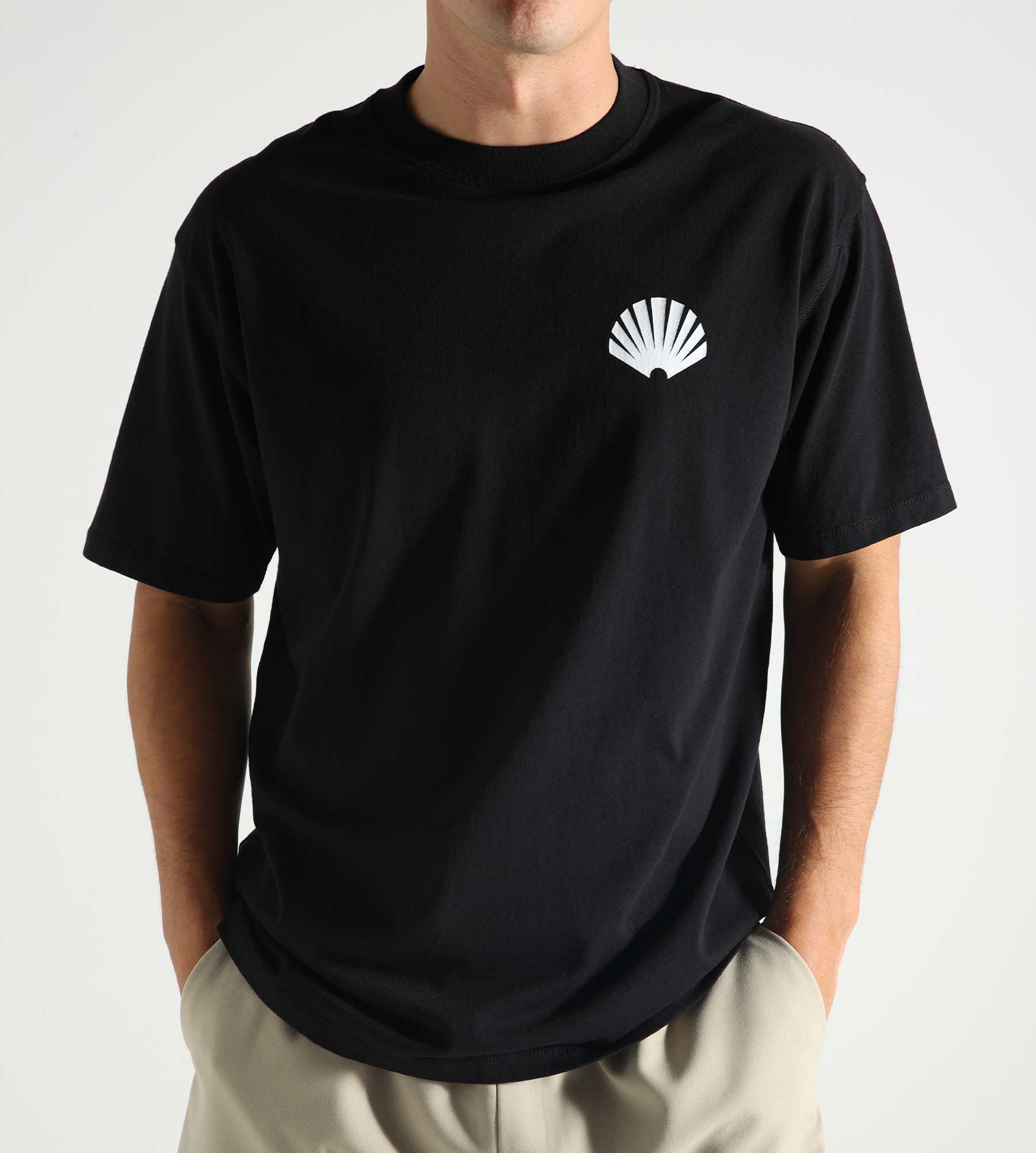 New Amsterdam Surf Association SS25 Logo Tee Black White