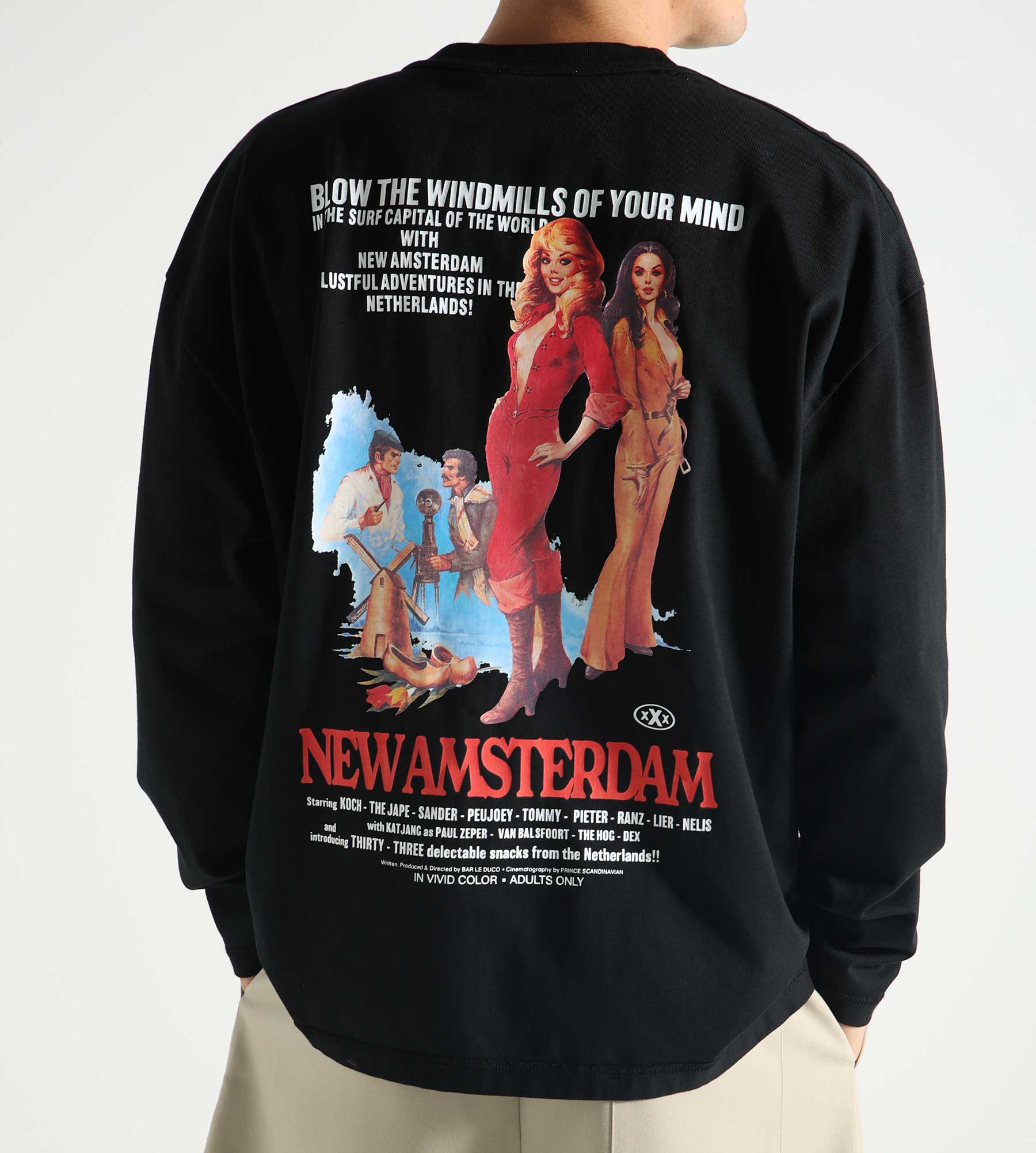 New Amsterdam Surf Association Rated Longsleeve Black