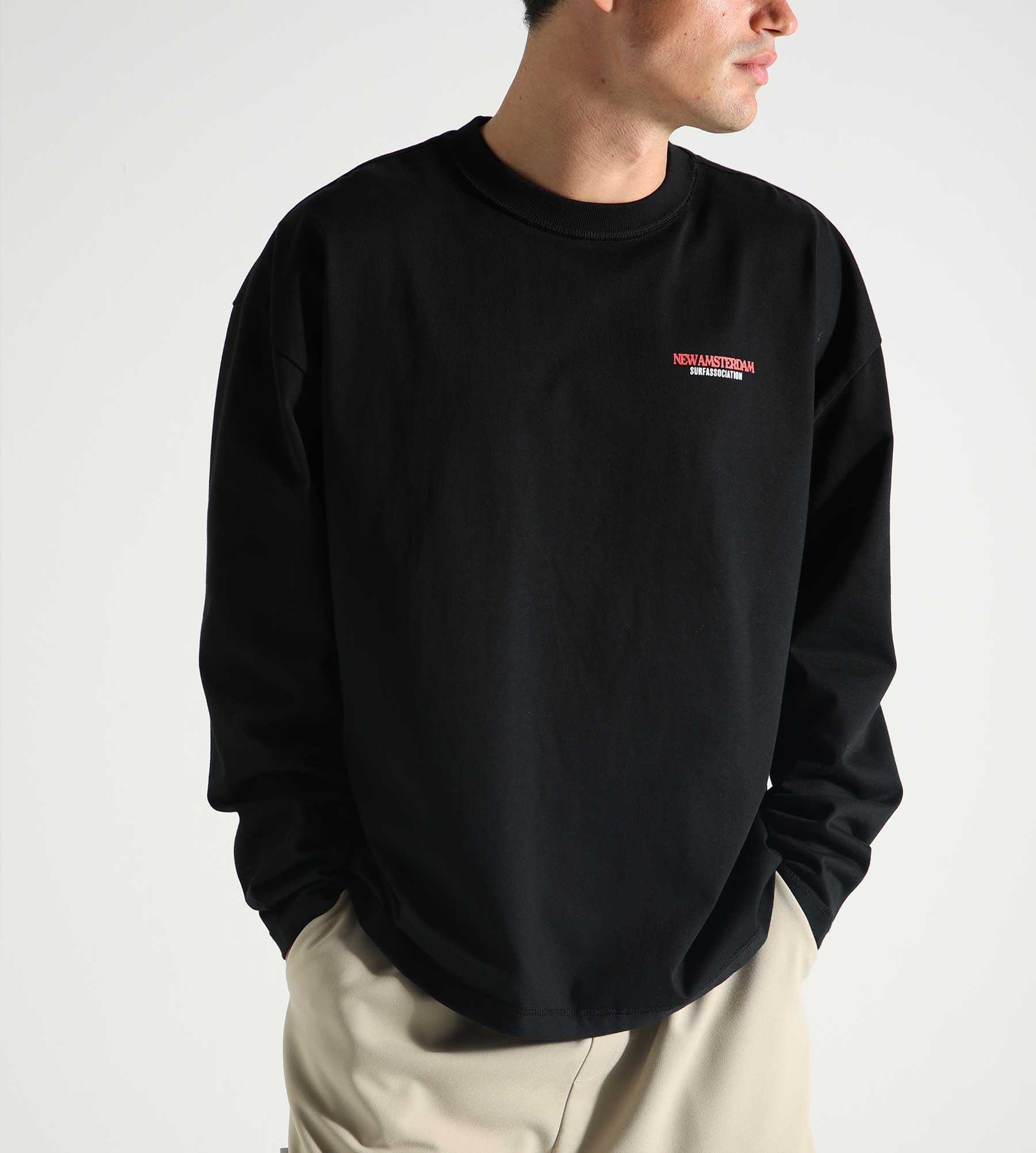 New Amsterdam Surf Association Rated Longsleeve Black