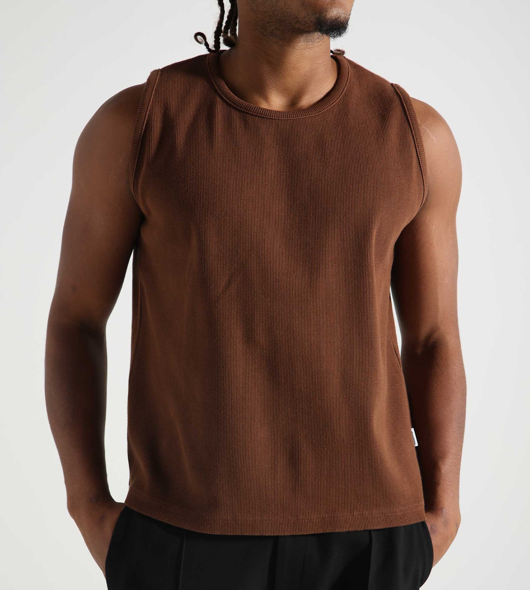 Pinkorange Tank Top Brown