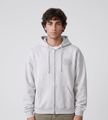 New Amsterdam Surf Association Chop Zip Hoodie Grey Melange