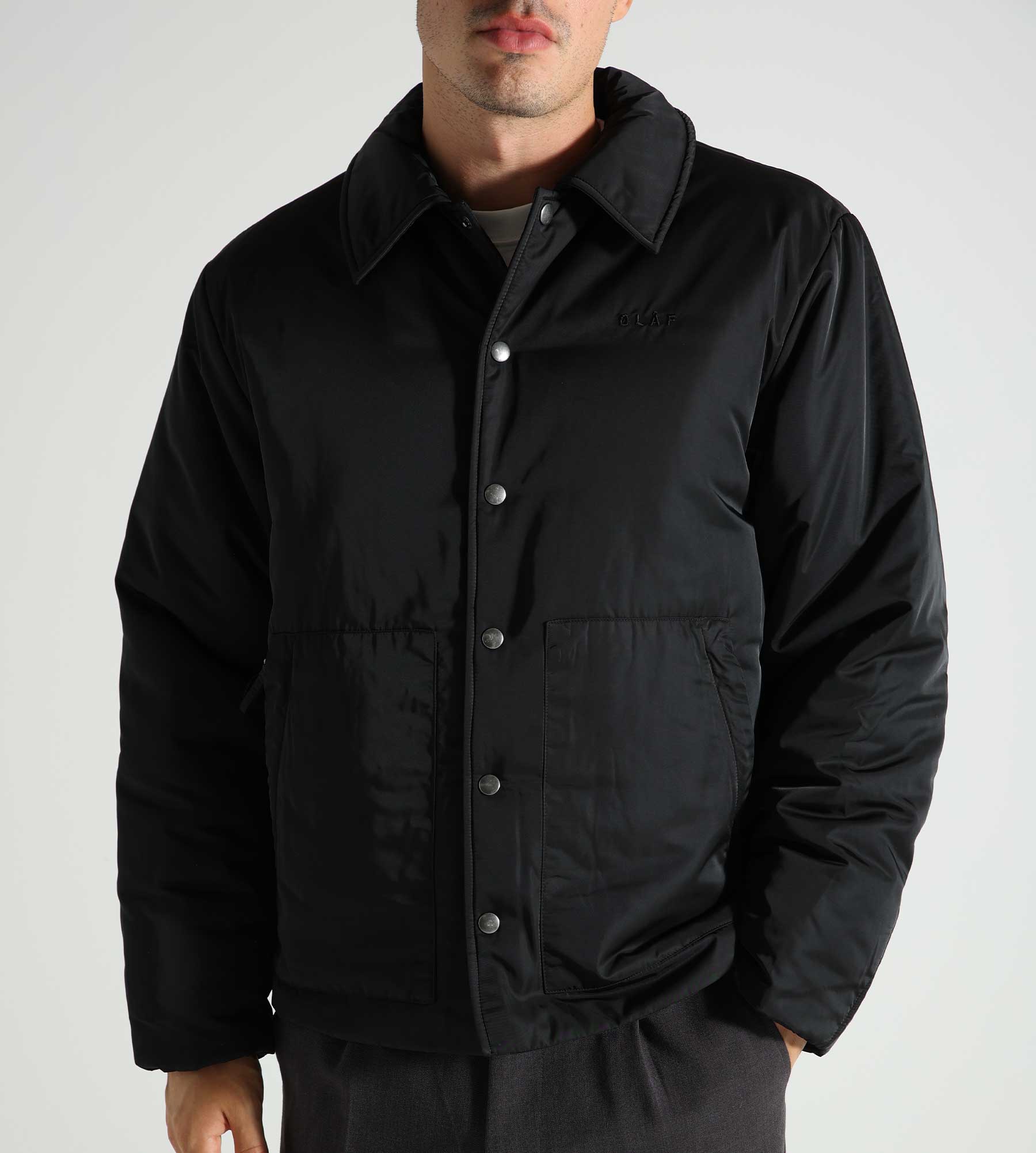 OLAF Padded Coach Jacket Black