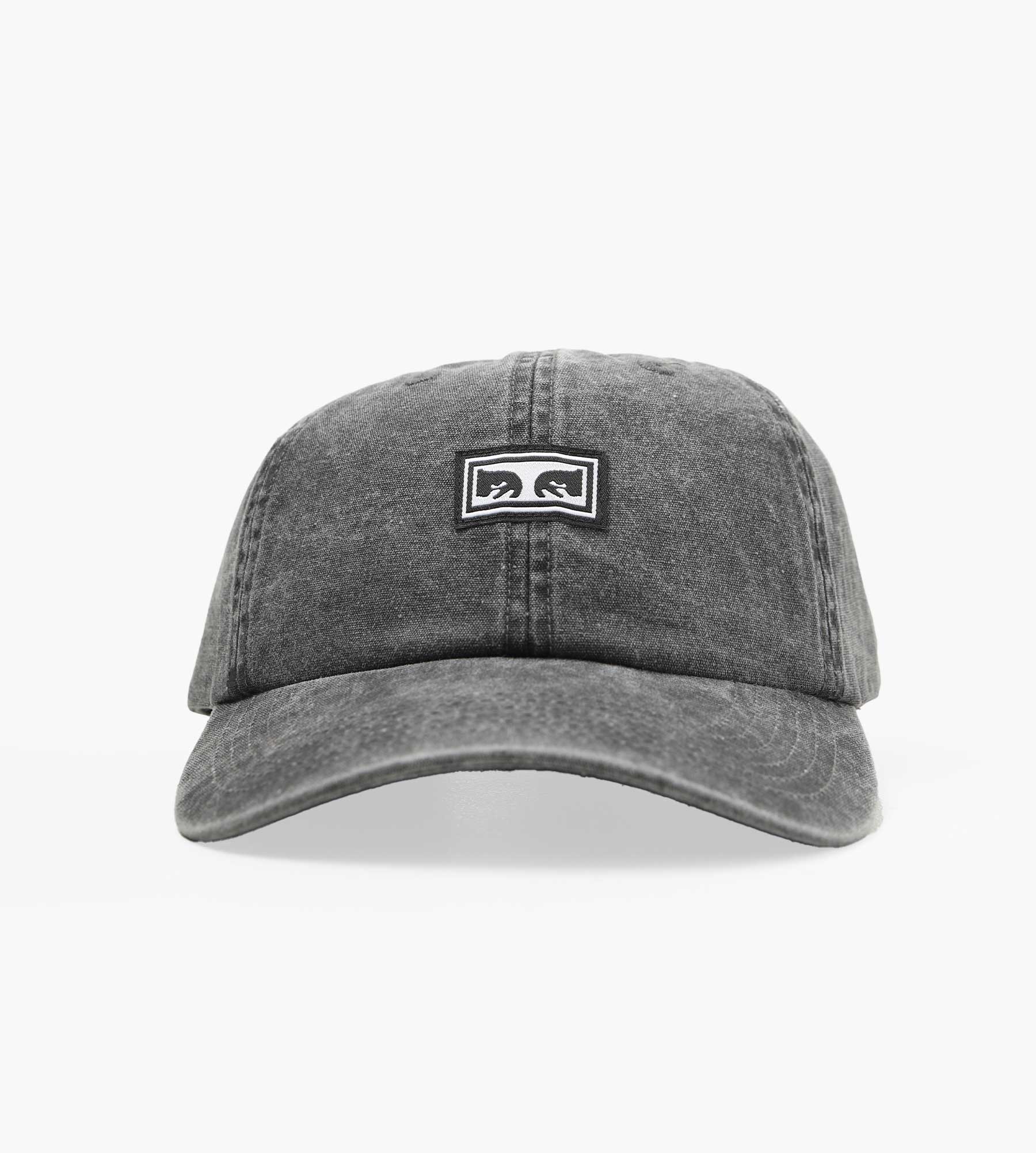 Obey Icon Eyes Pigment 6 Panel Velc Pigment Black