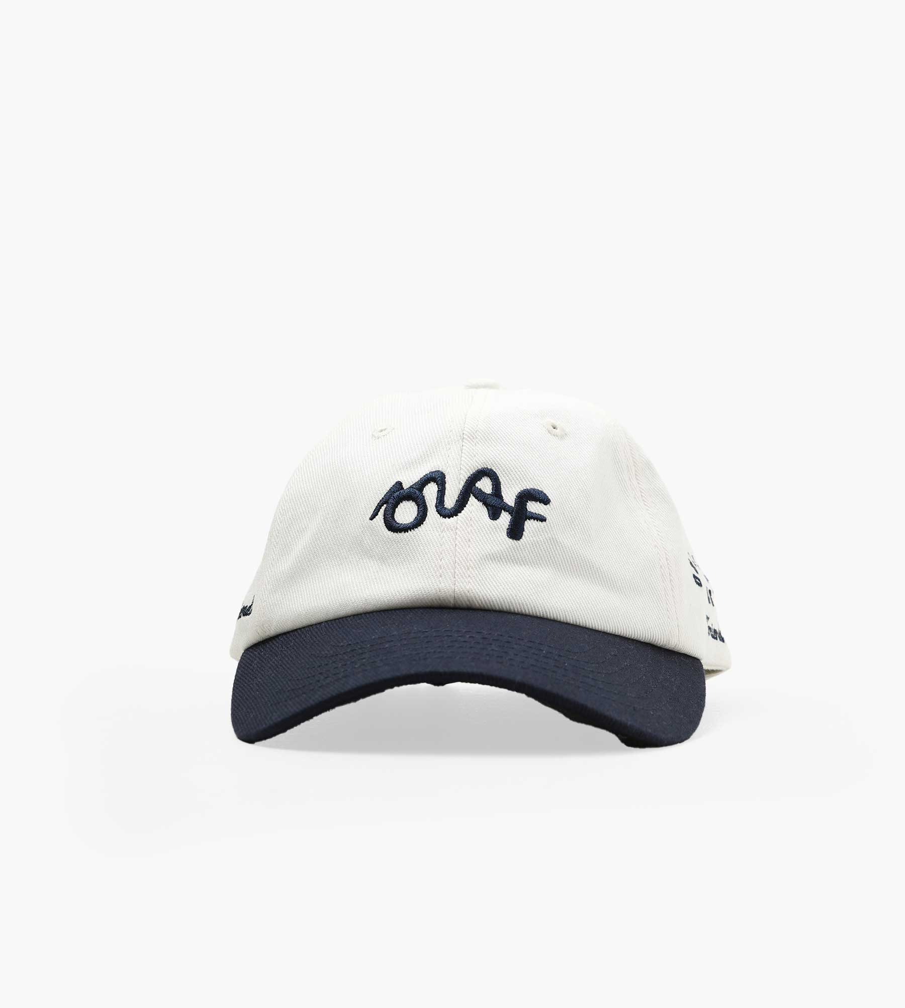 OLAF Varsity Cap Off-White Navy