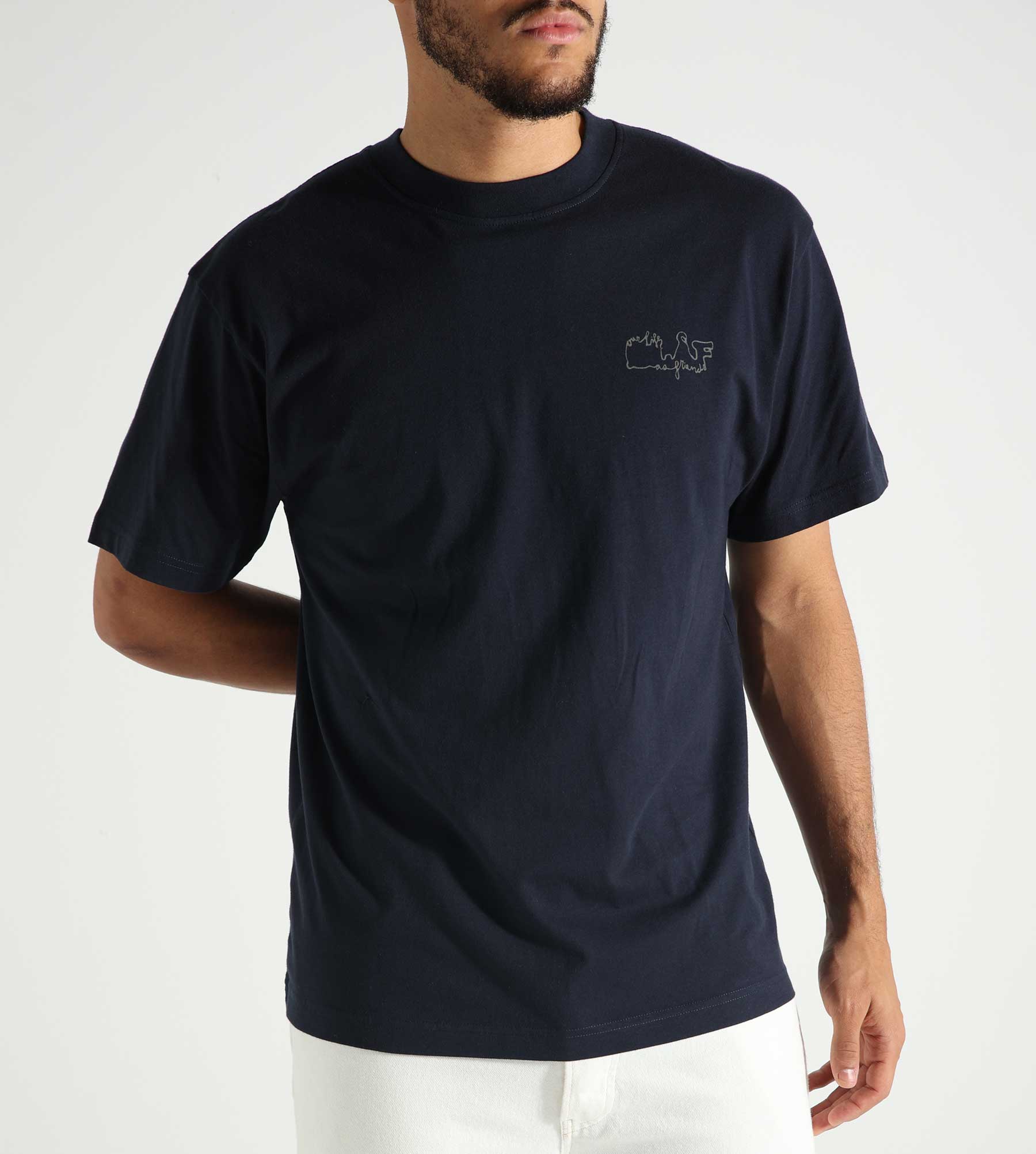 OLAF Skyline Logo Tee Navy