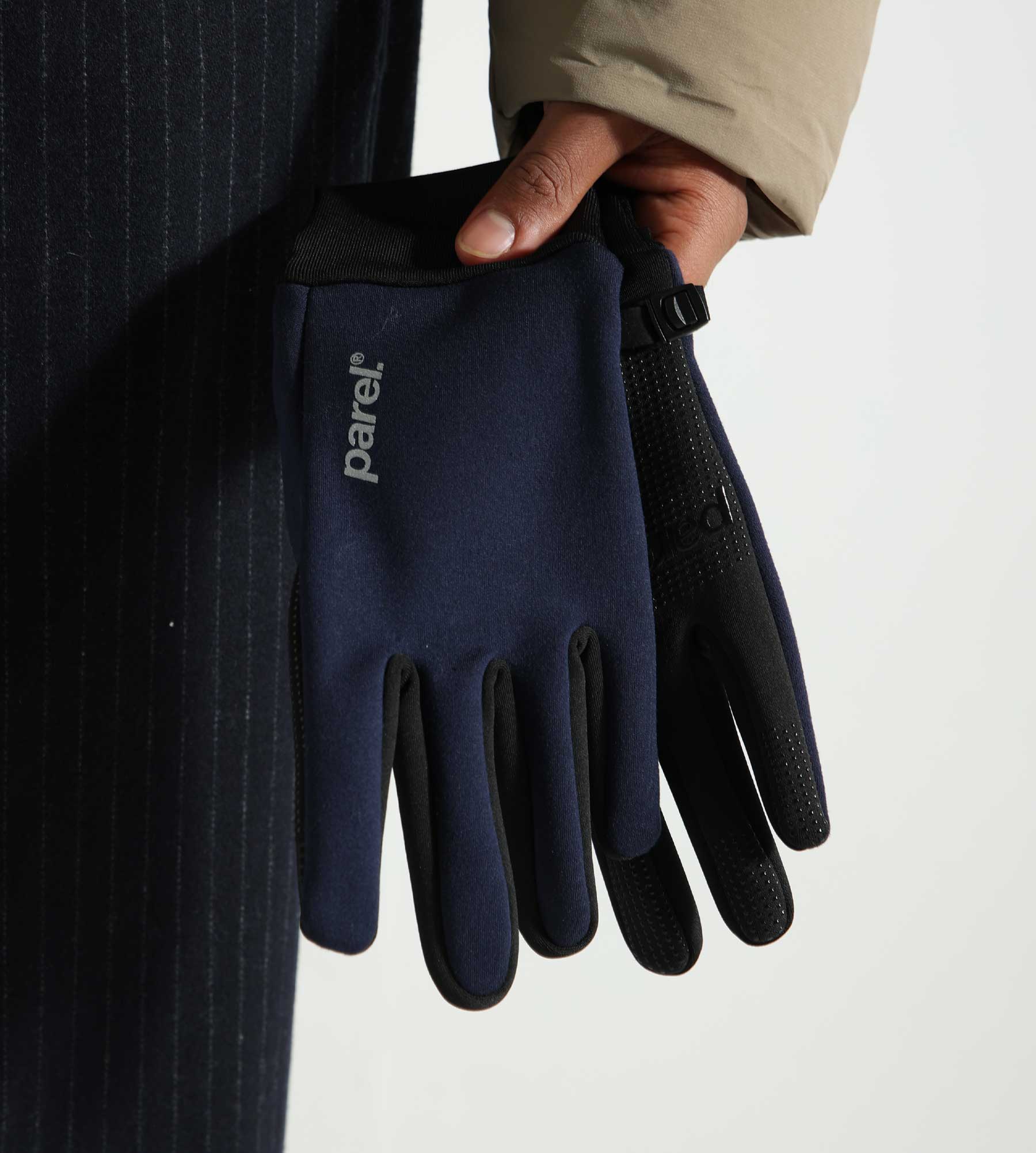 Parel Studios Tech Gloves Navy Black