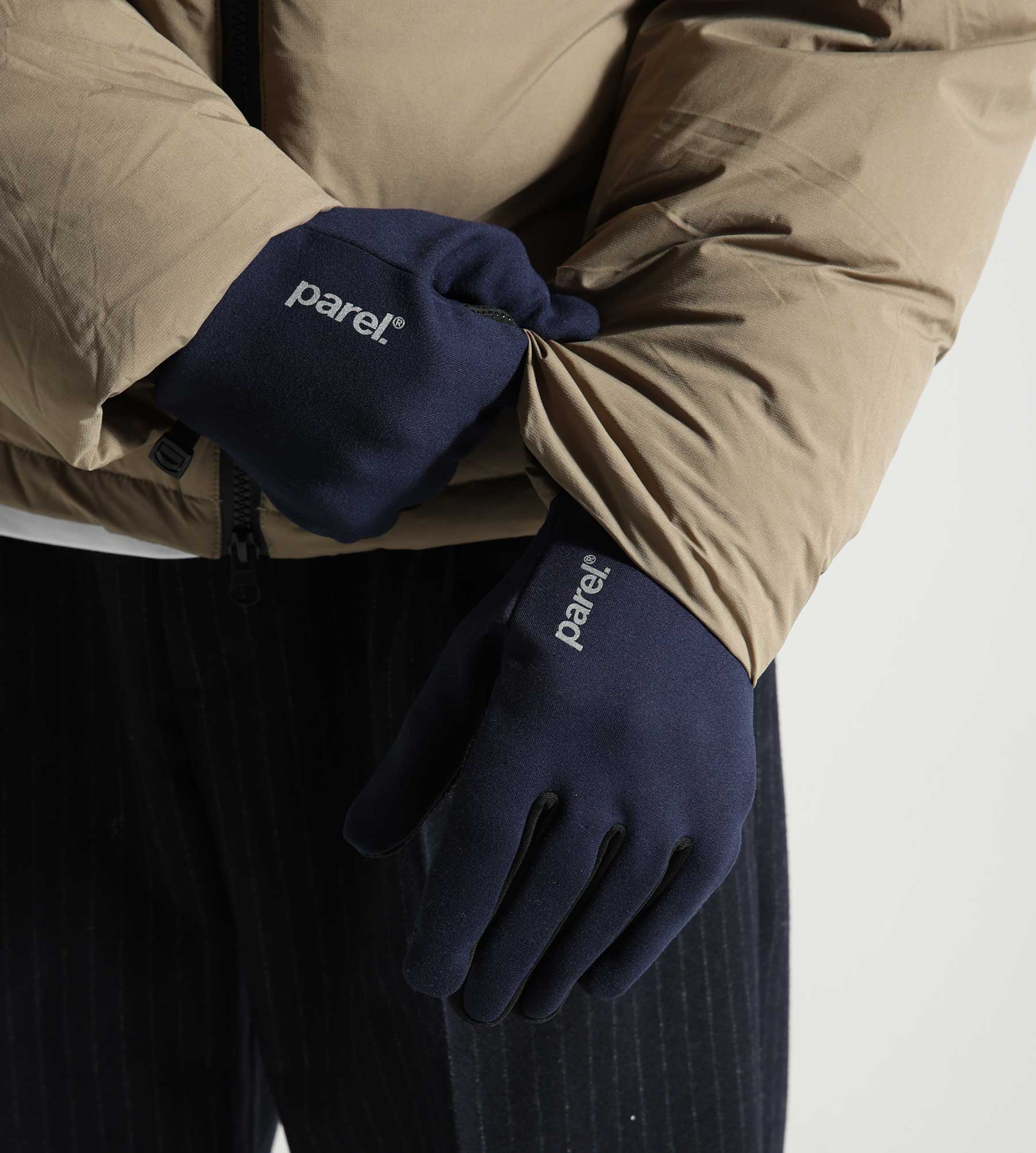 Parel Studios Tech Gloves Navy Black