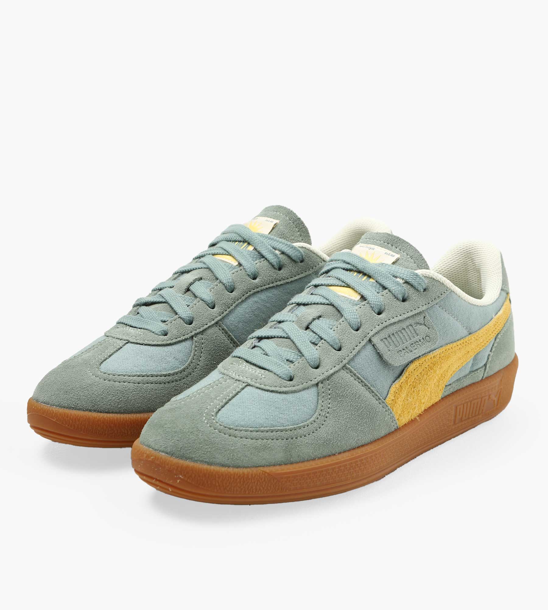 Puma Palermo Weathered Green Moon-Sunny Yellow