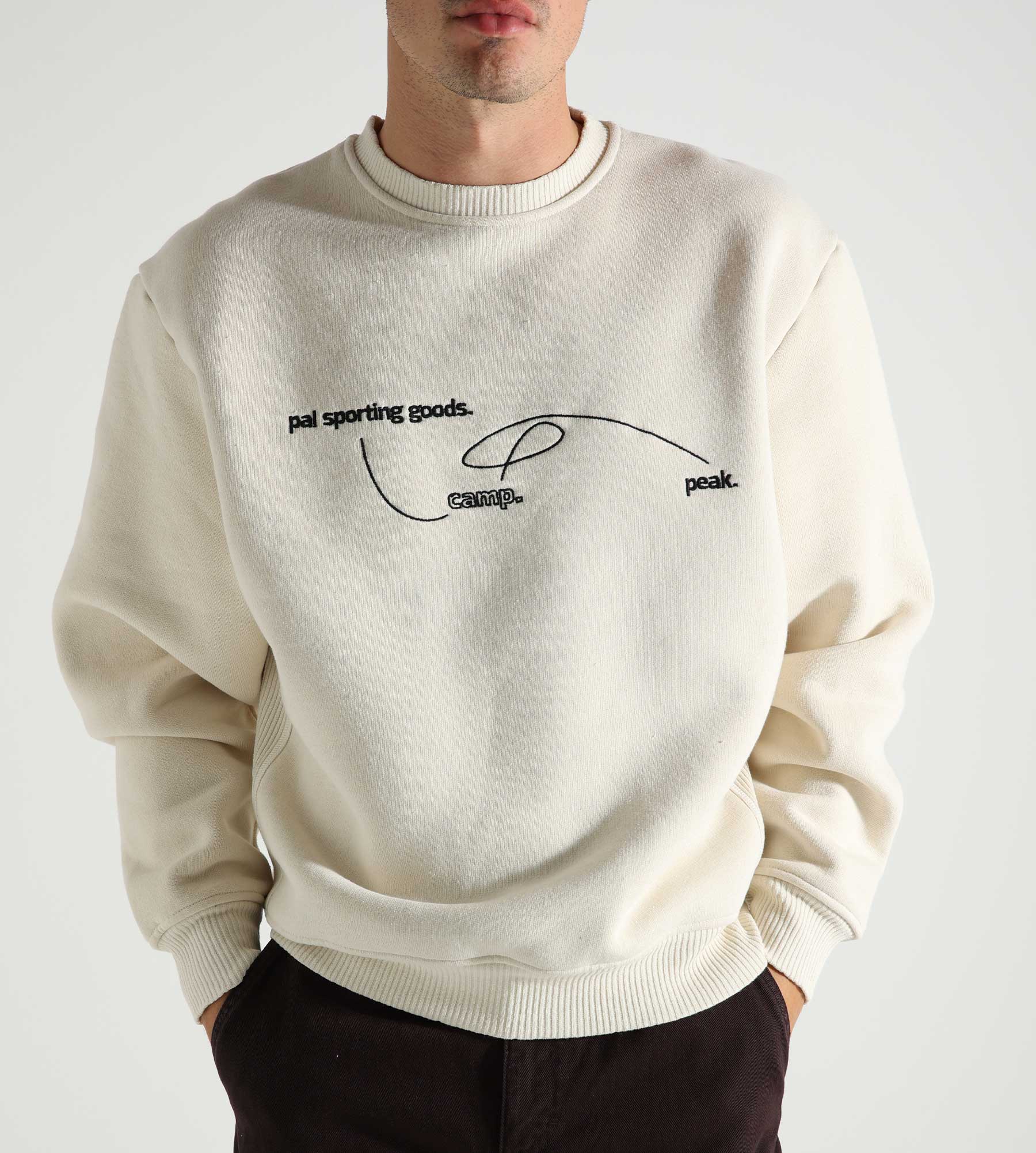 PAL Sporting Goods Elevation Gain Crewneck Marshmellow