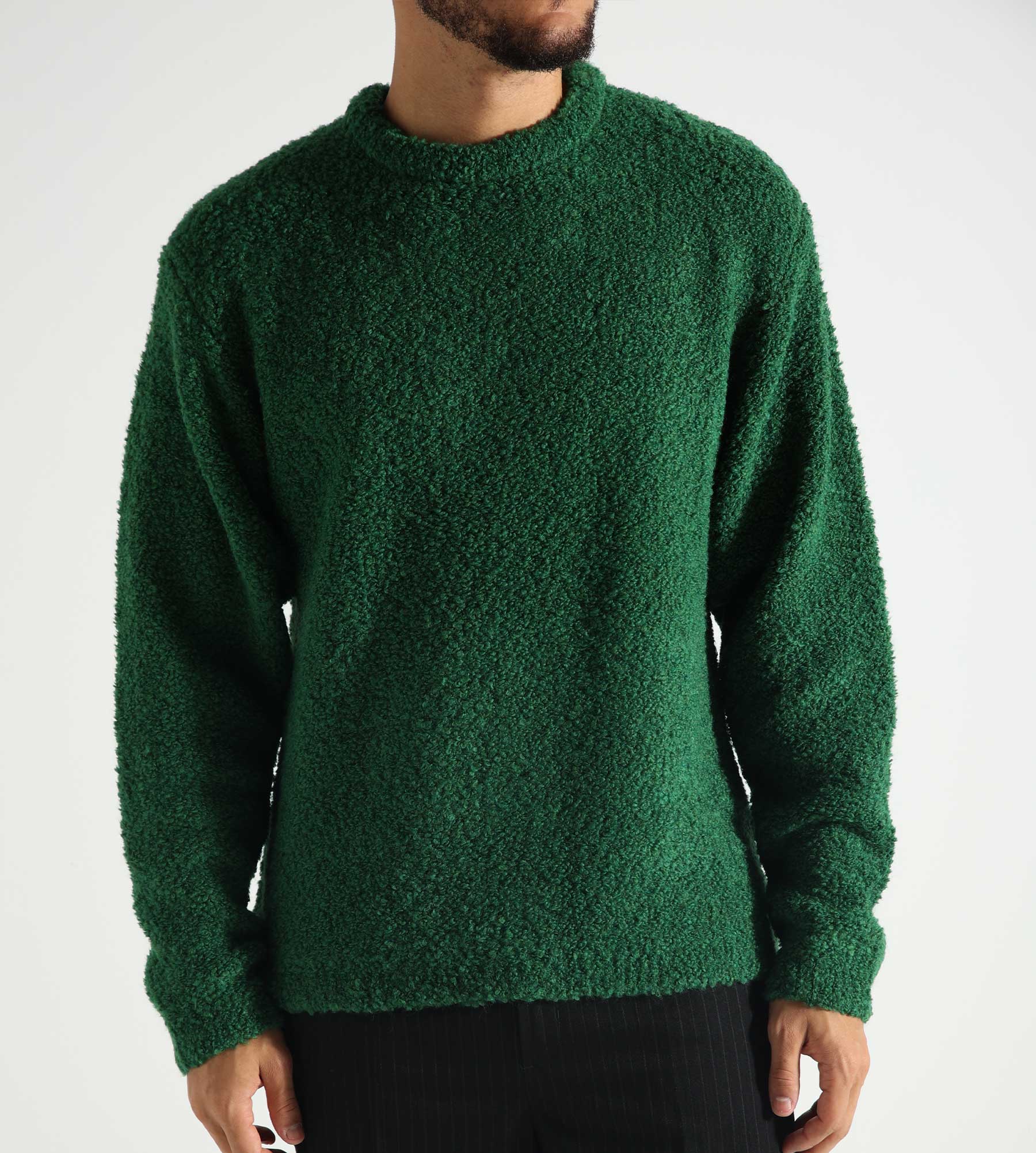 Pinkorange Boucle Jumper Green