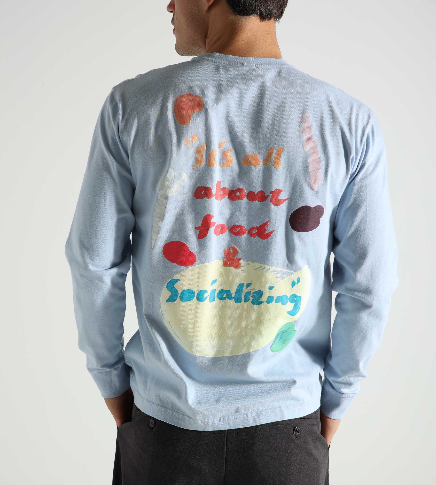 Reception Longsleeve Food Ice Blue