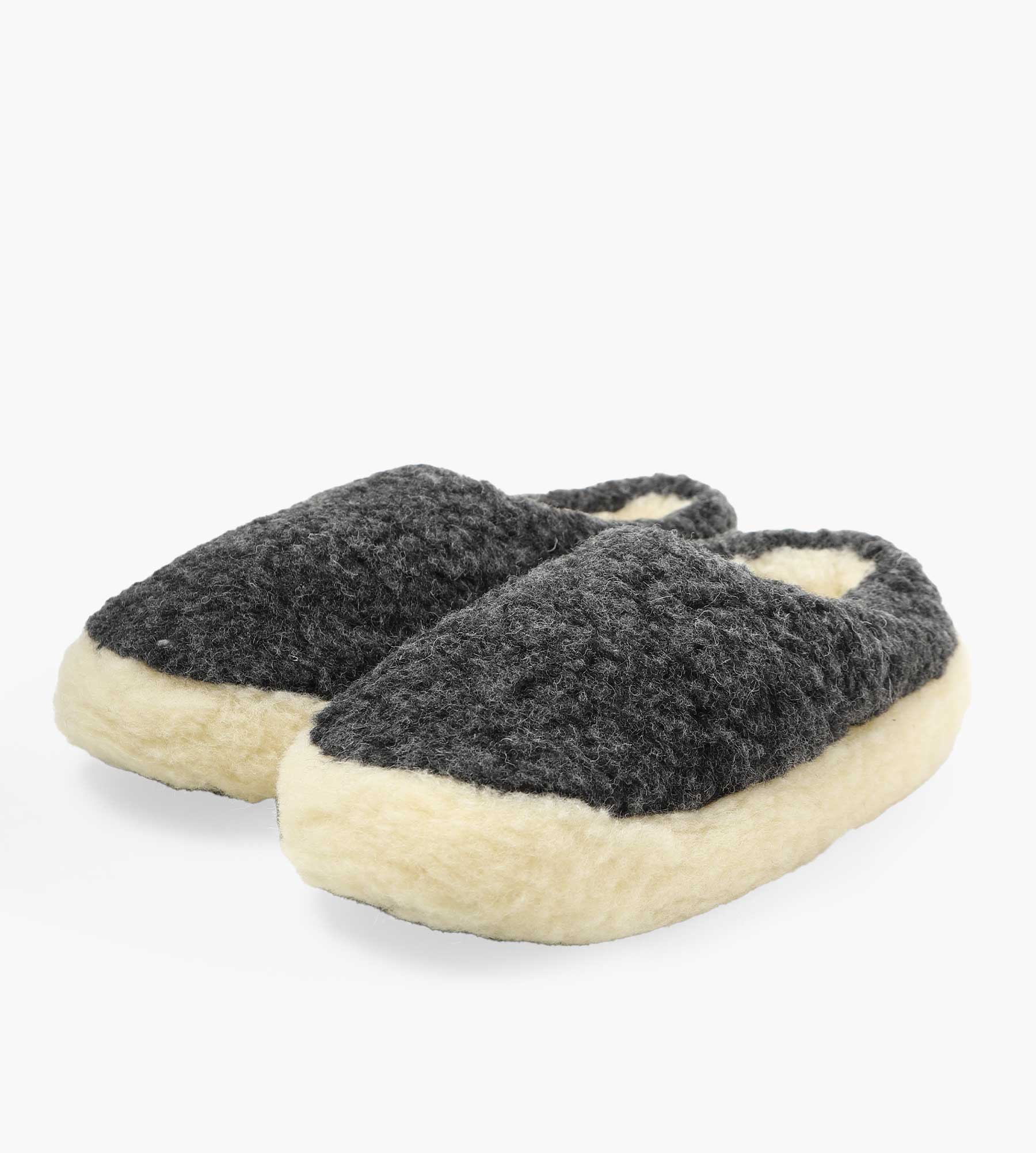 Rue de Wool The Nordic Low Charcoal Black Natural