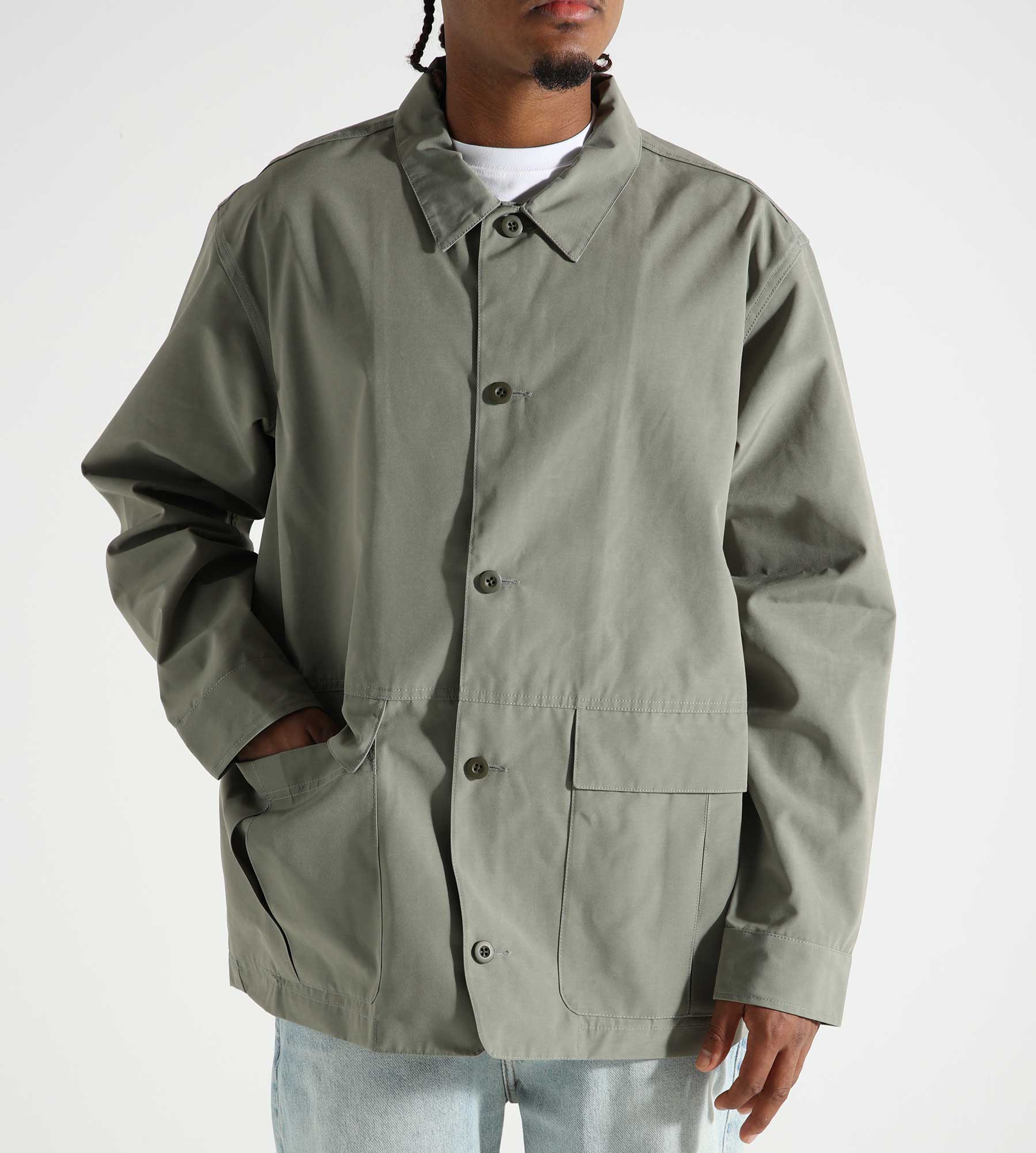 Snow Peak Pe/Co Weather Jacket Grey Khaki