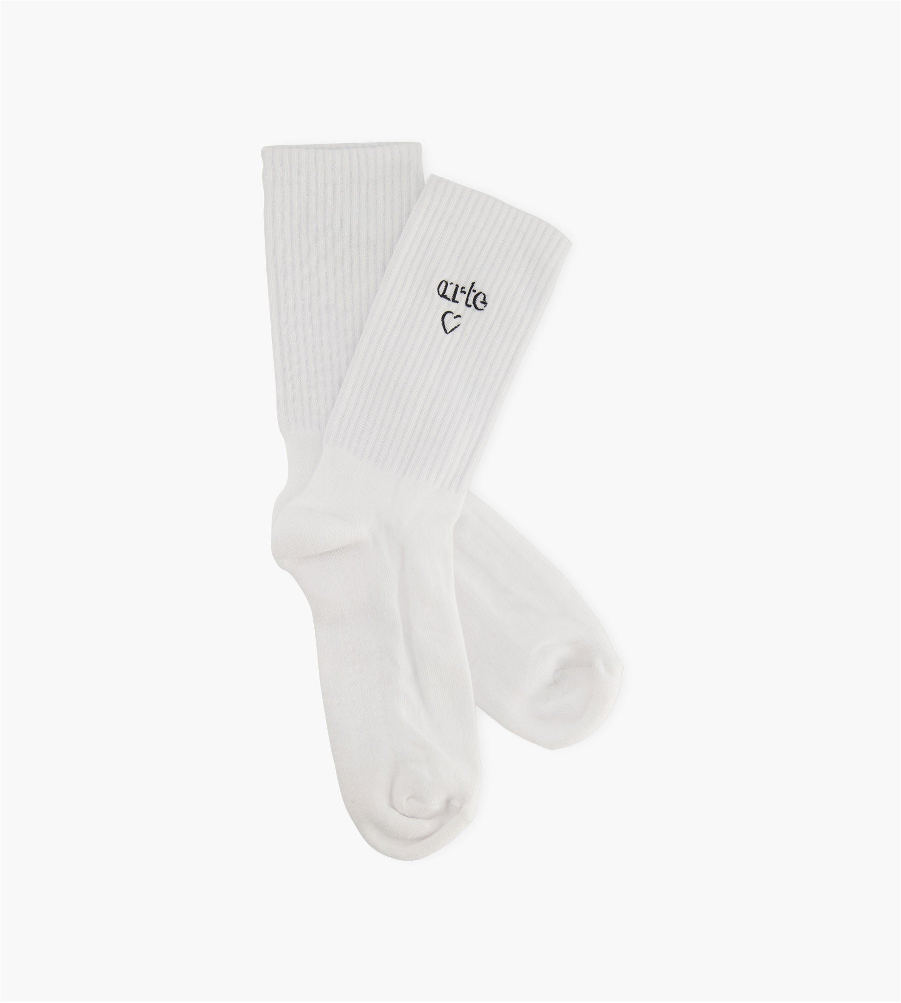 Arte Antwerp SS26 Heart Logo Socks White - Arte Antwerp - Accessories