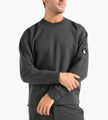 C.P. Company Brushed Emerized Diagonal Flee Crewneck Dark Shadow