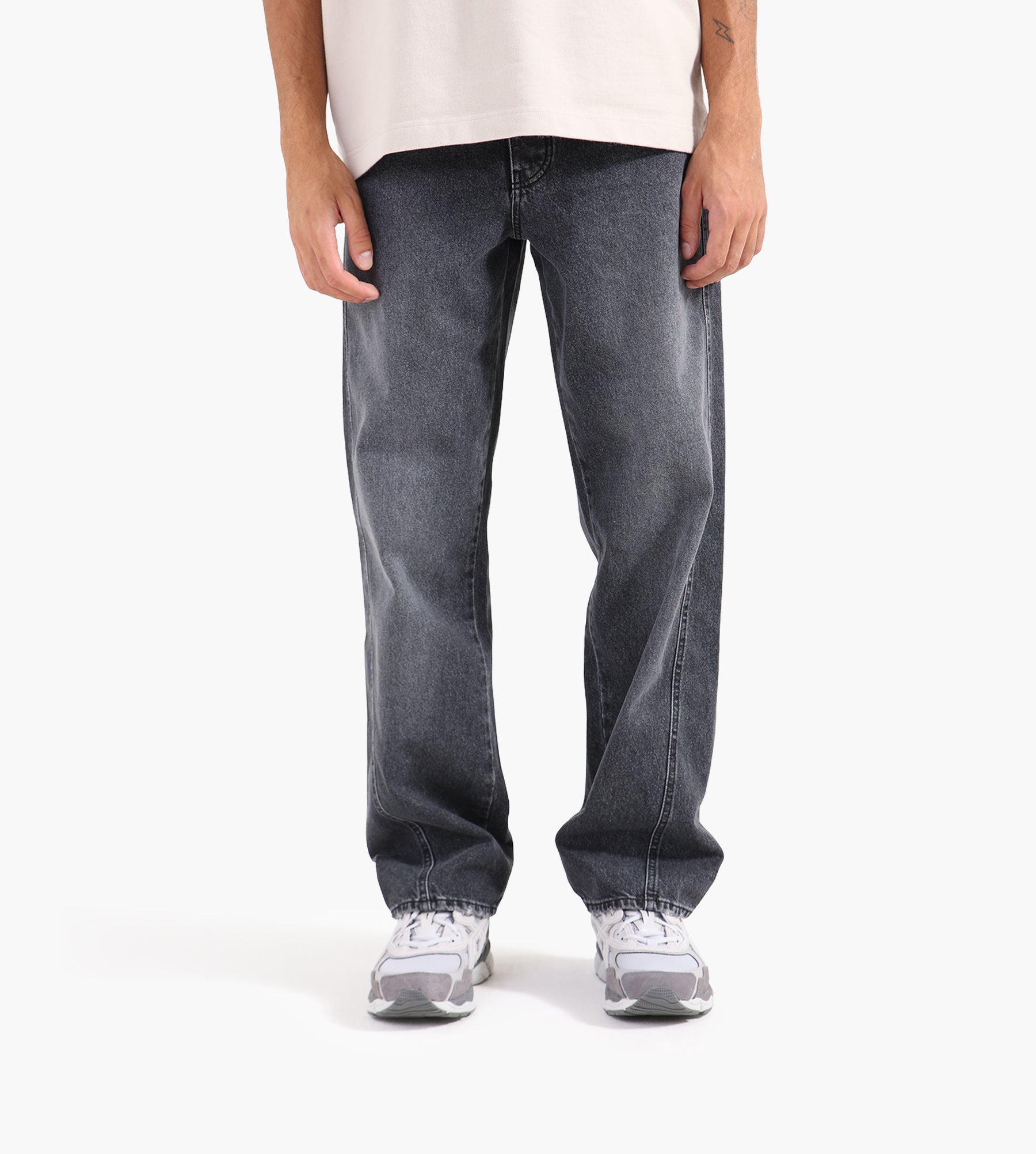 OLAF Relaxed Denim Pant Washed Charcoal