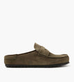 Birkenstock Naples Wrapped Suede Leather Thyme