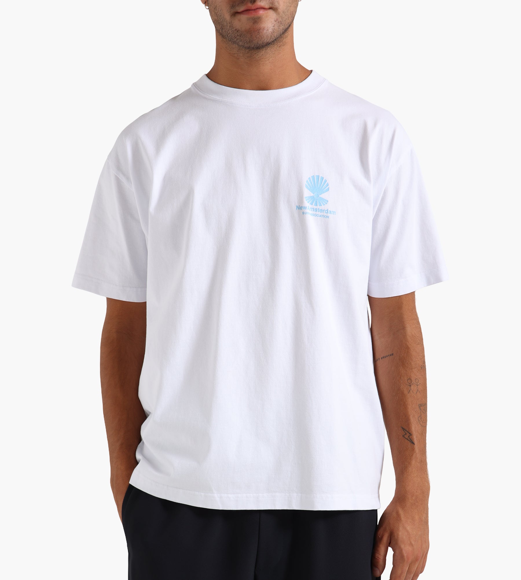 New Amsterdam Surf Association Oyster Tee White