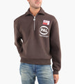 PAL Sporting Goods Company Half Zip AW25 Deep Mahogany