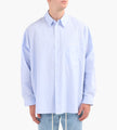 New Amsterdam Surf Association Raw Edge Fluid Shirt Blue White