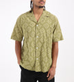 Norse Projects Mads Batik Shirt Moss Green