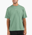 Drôle de Monsieur Le T-Shirt Slogan Classique Water Green