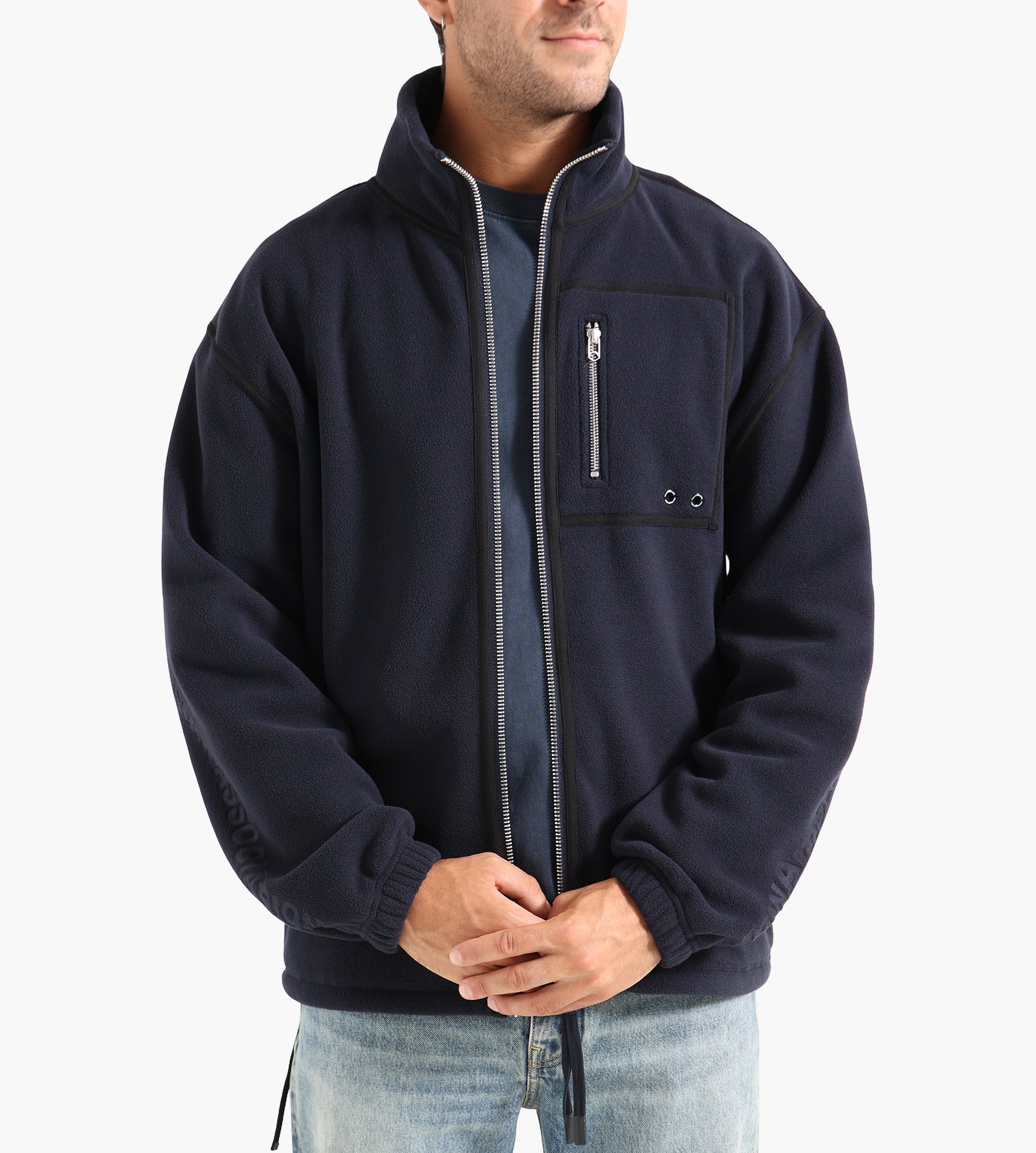 New Amsterdam Surf Association Fleece Zip Up Night Night - New Amsterdam Surf Association - Clothing