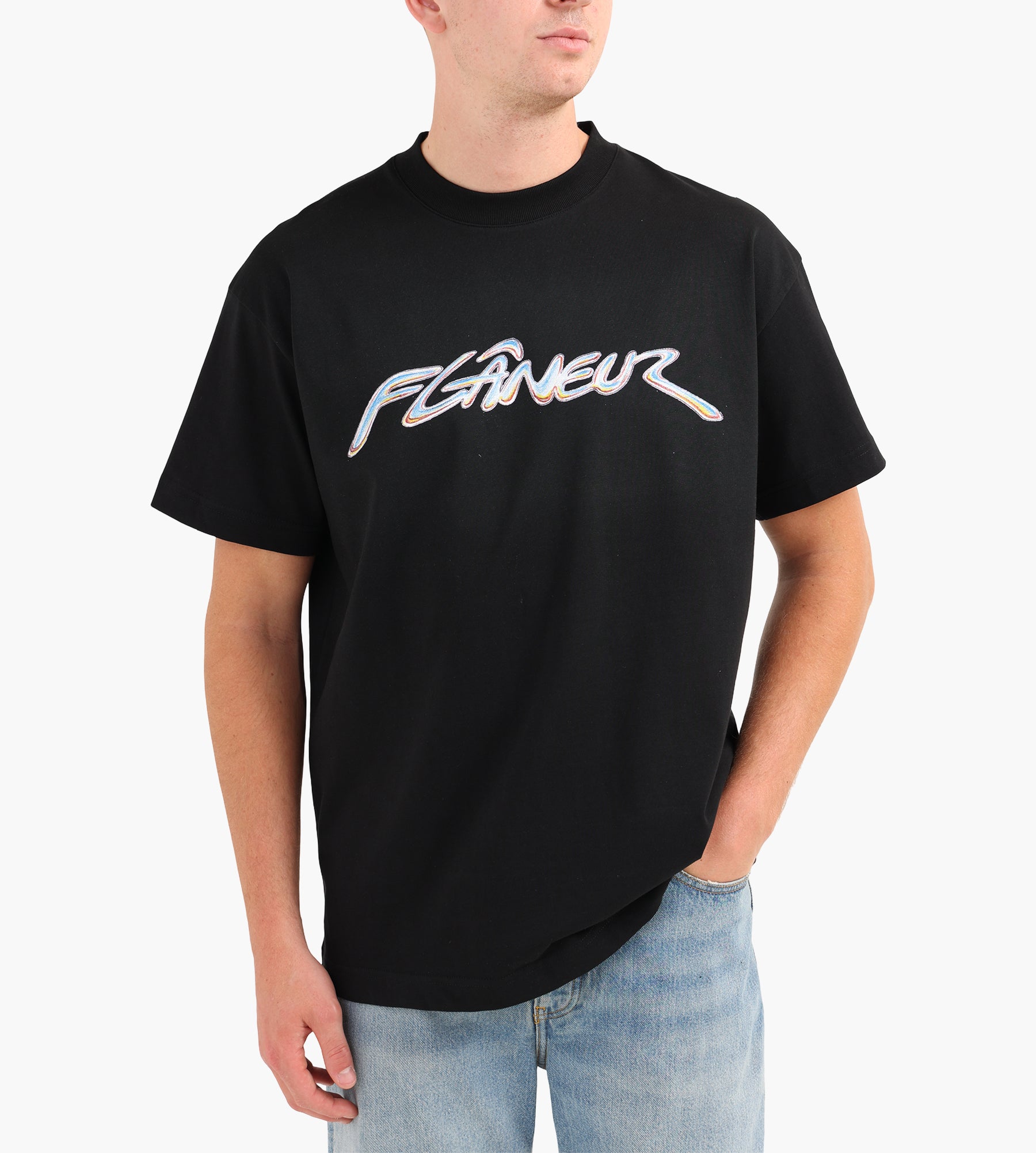 Flâneur Chrome T-Shirt Black