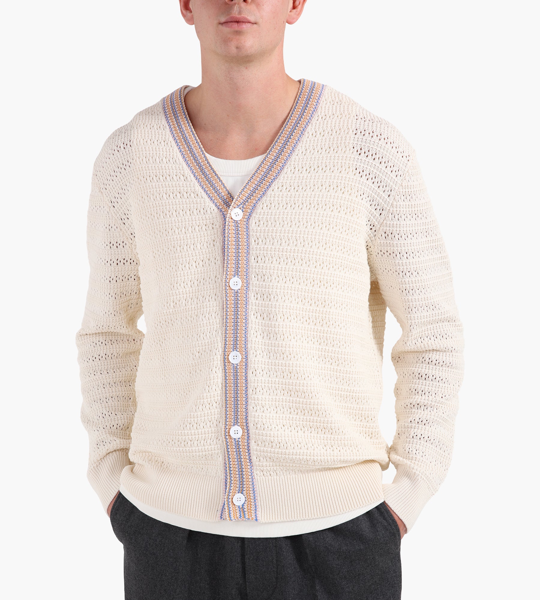 NN.07 Josh Cardigan 6636 Ivory