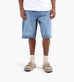 Daily Paper Monogram Denim Shorts Blue