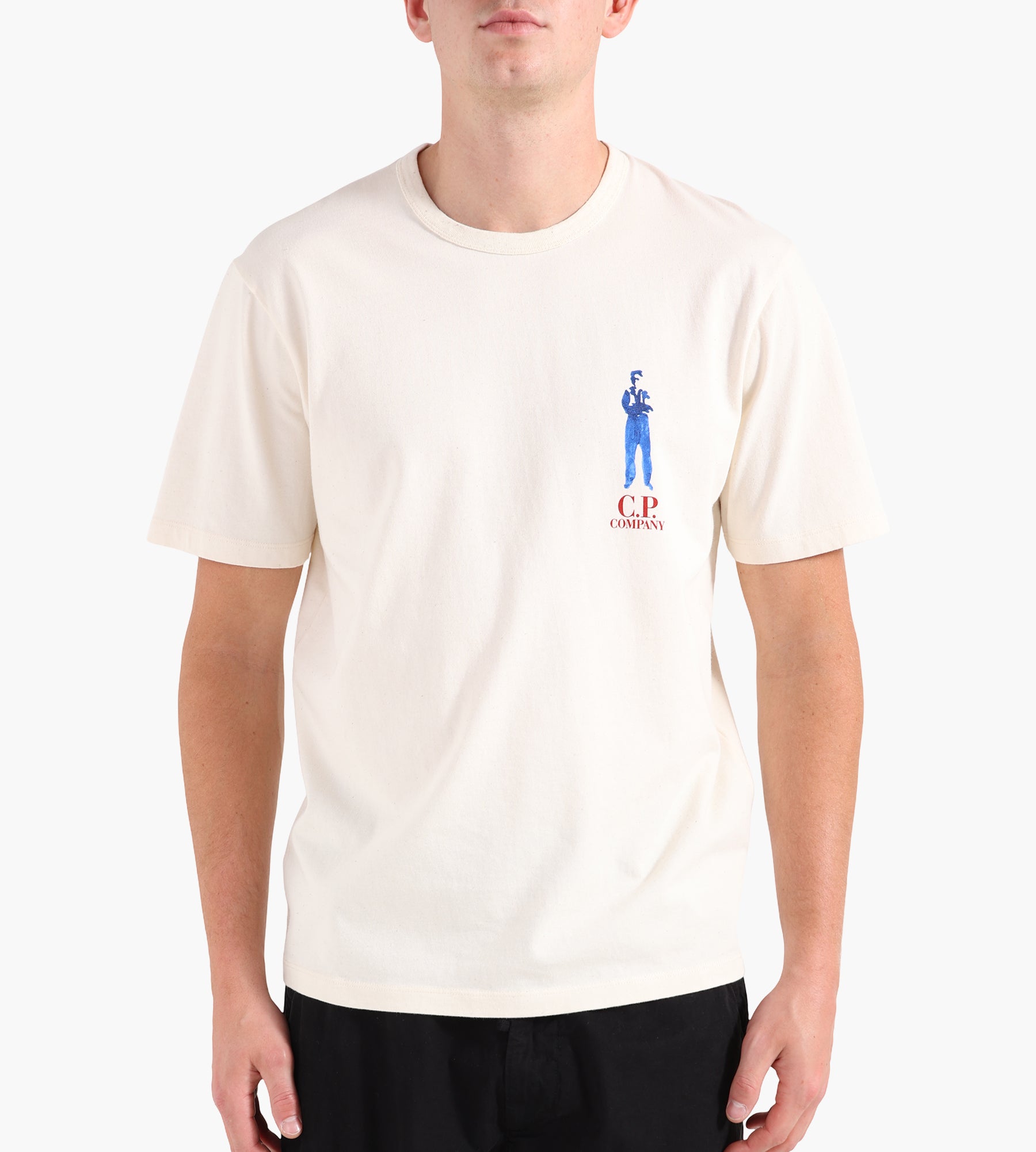 C.P. Company Jersey Guscette Tee Pistachio Shell