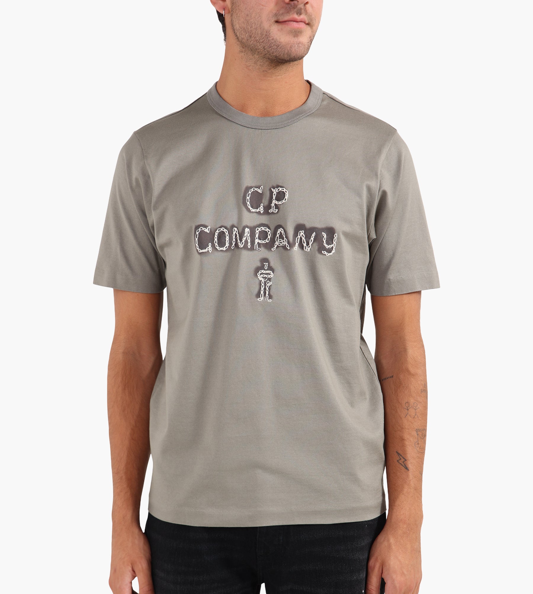 C.P. Company Mercerized Jersey 30/2 Twisted Tee Fallen Rock