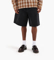 Obey Bigwig Baggy Denim Short Faded Black