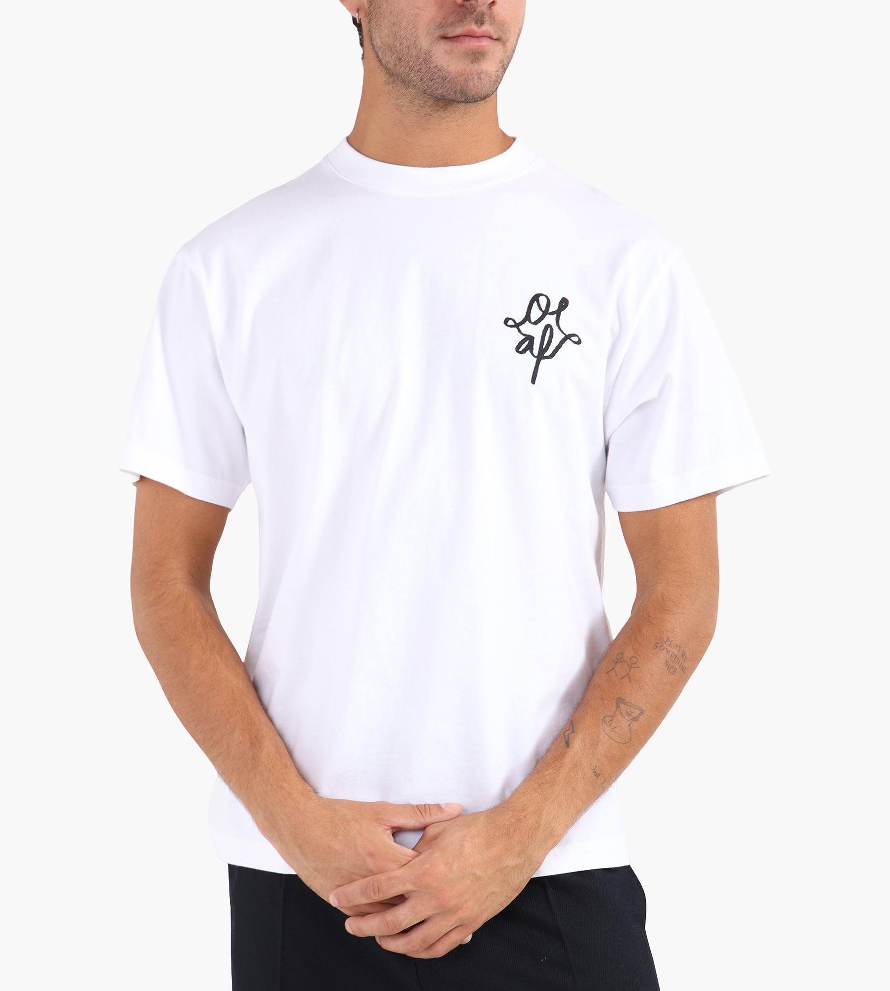 OLAF Monogram Graphic Tee Optical White
