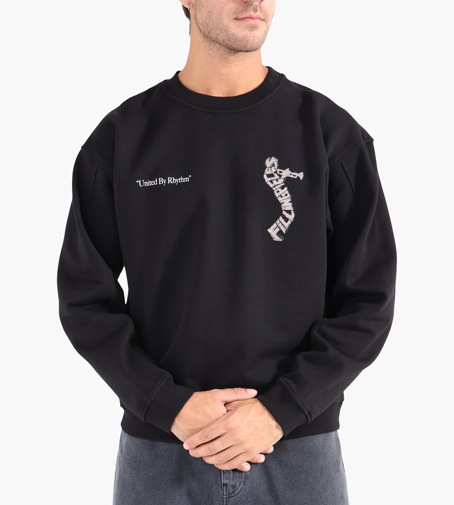 Filling Pieces Sweatshirt Trumpeteer Black