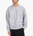 Sabbatical Logo Crewneck Heather Grey White