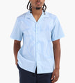 OLAF Stripe Sun Aop Camp Shirt Surf Blue