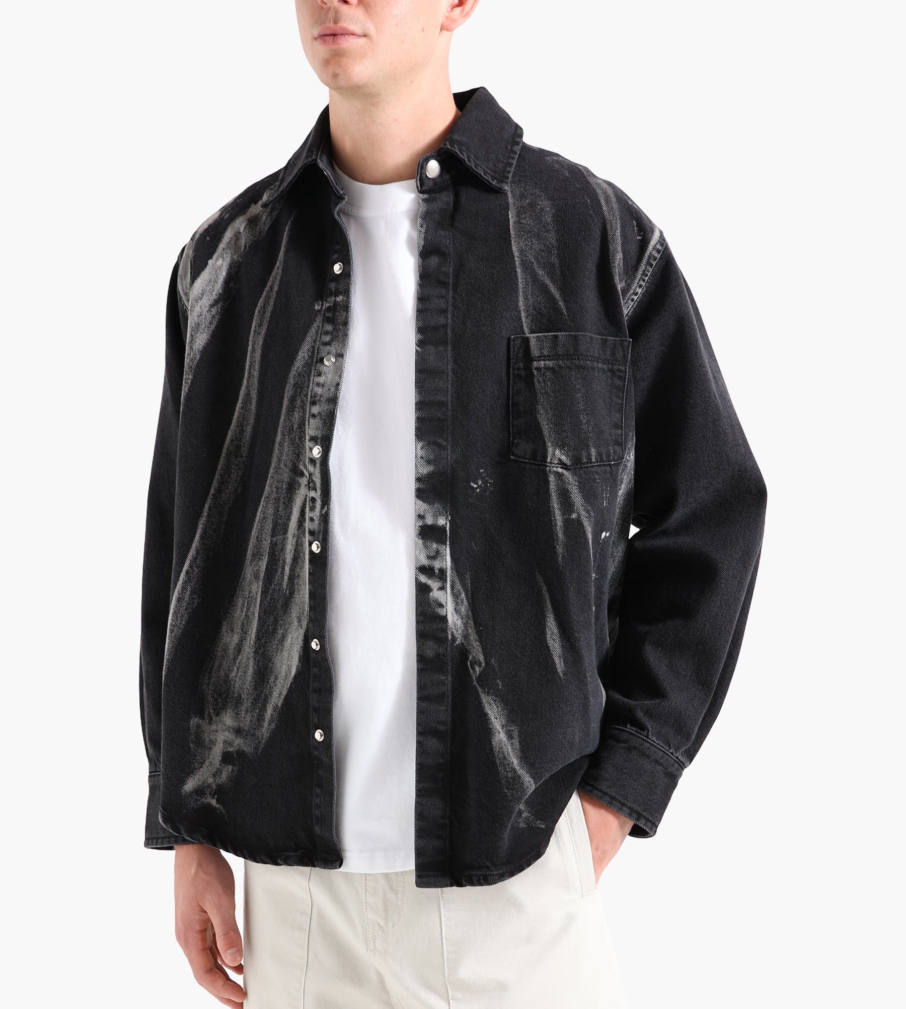 Arte Antwerp Denim Shirt Black Denim