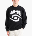 Arte Antwerp Eye Front Crewneck Black