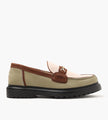 Filling Pieces Loafer Grain Beige Green