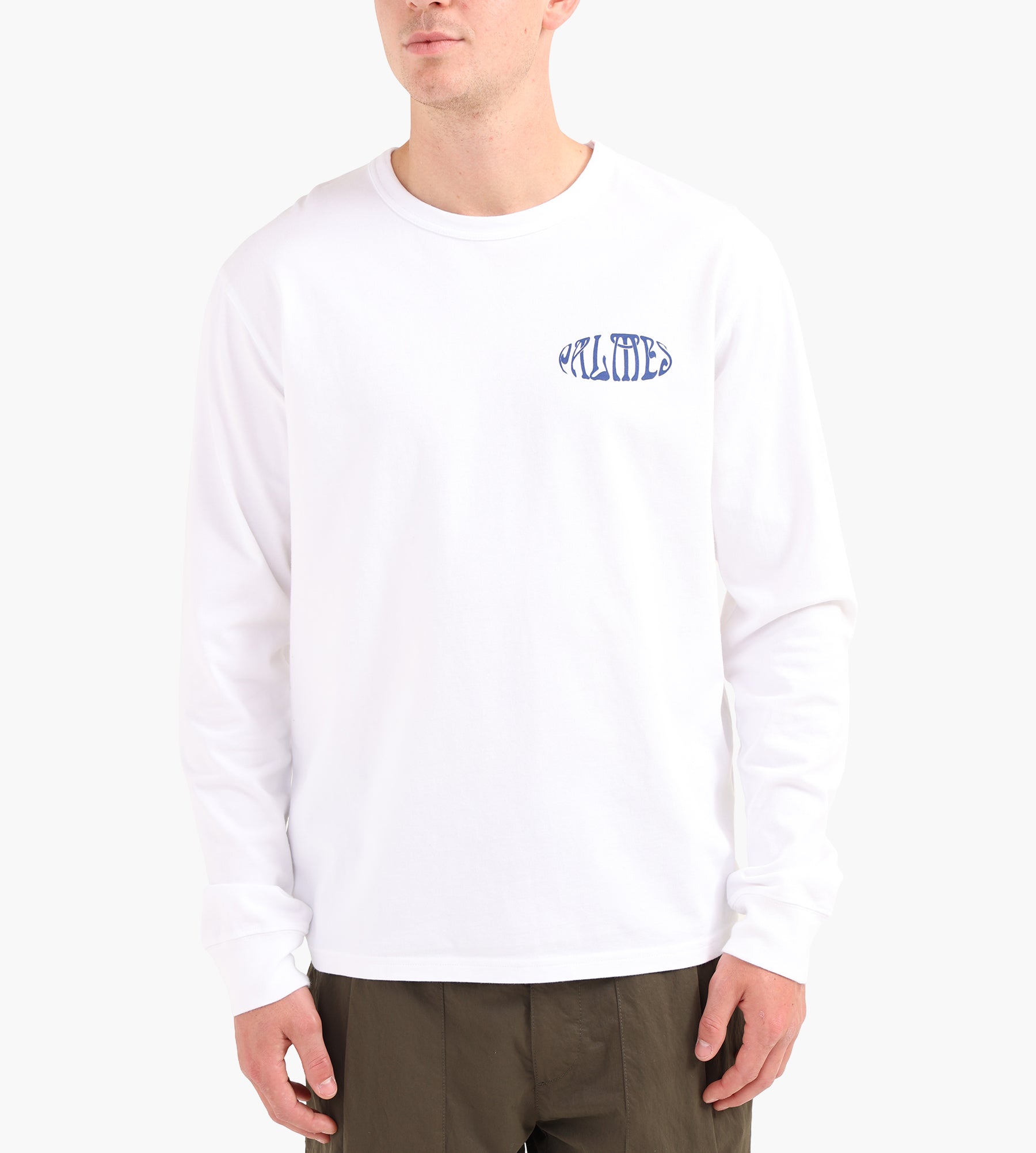 Palmes Angels Longsleeve White