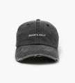 Bram's Fruit Logo Cap Distressed Washed Charcoal