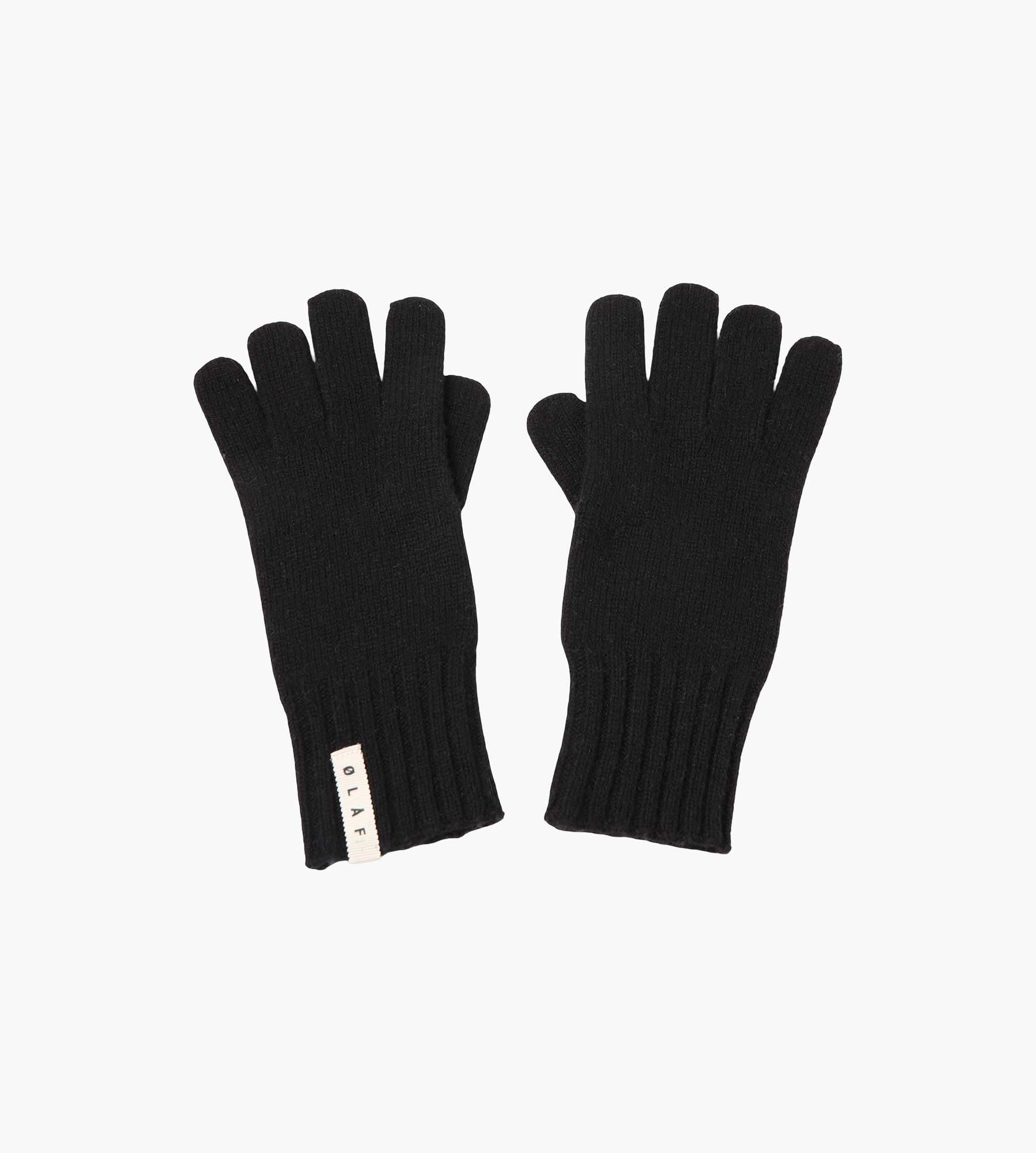 OLAF Wool Gloves Black