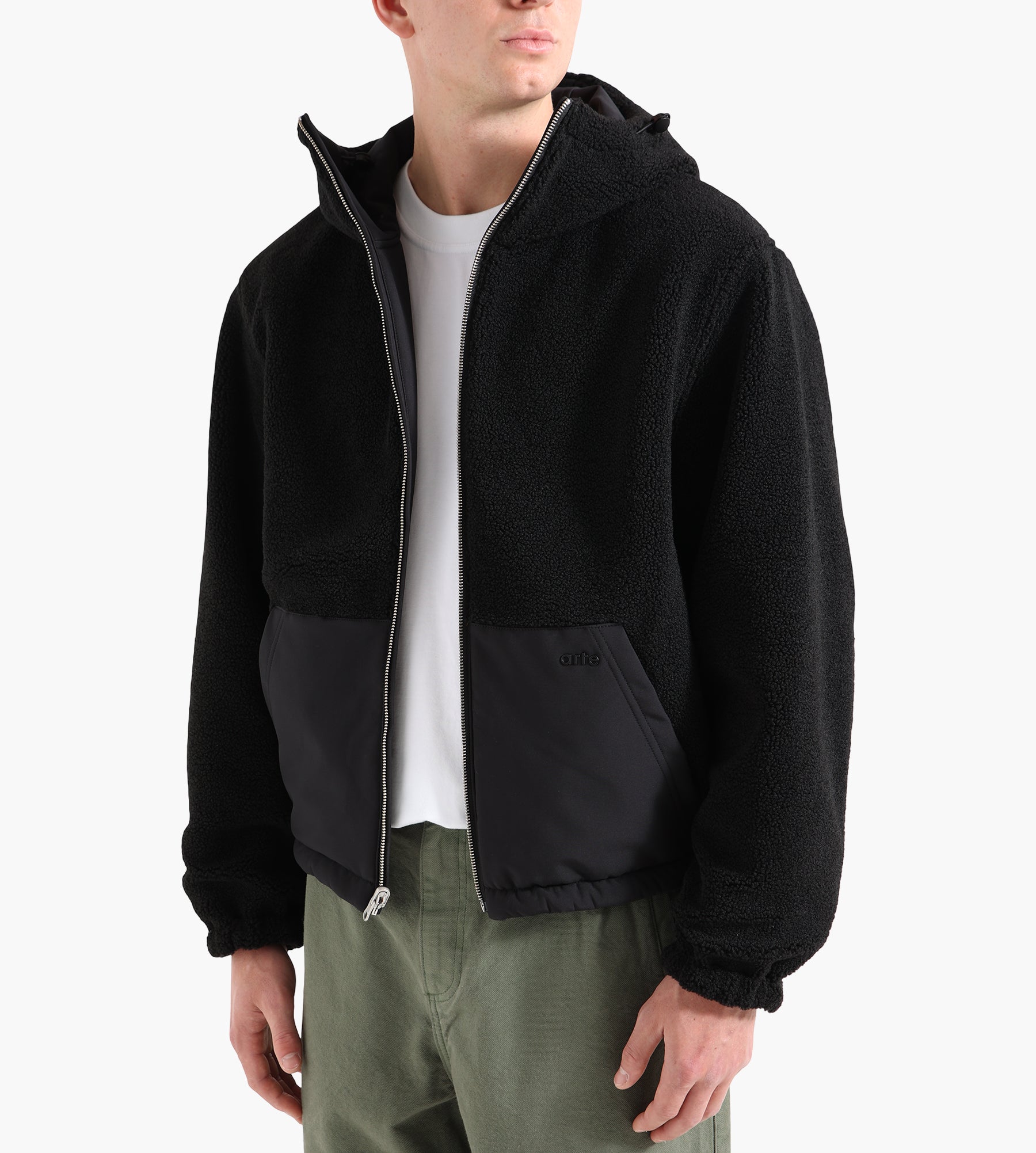 Arte Antwerp Nylon Technical Jacket Black