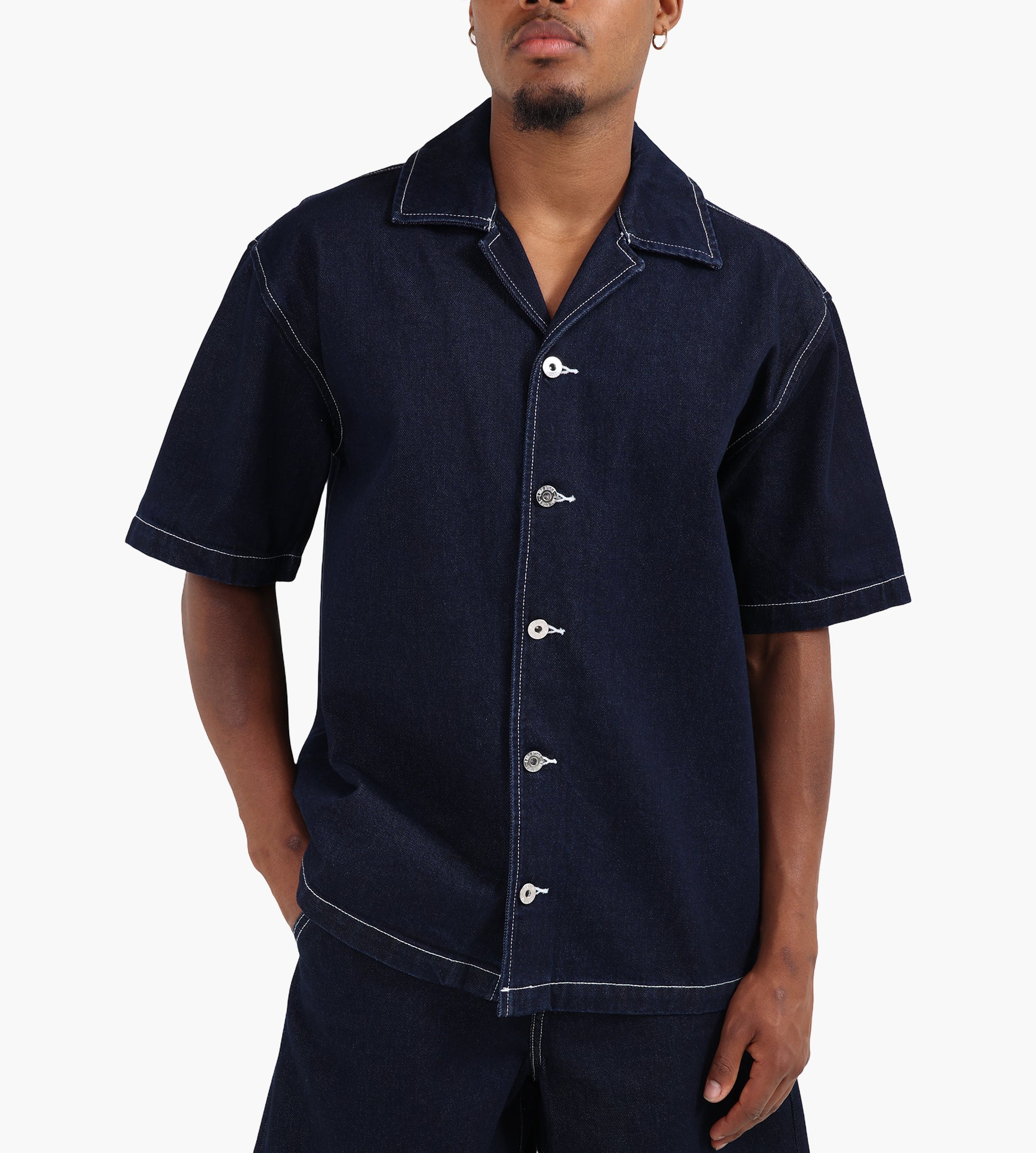 Libertine-Libertine Volcano Shirt 3409 Dark Indigo