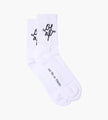 OLAF Monogram Logo Socks Optical White