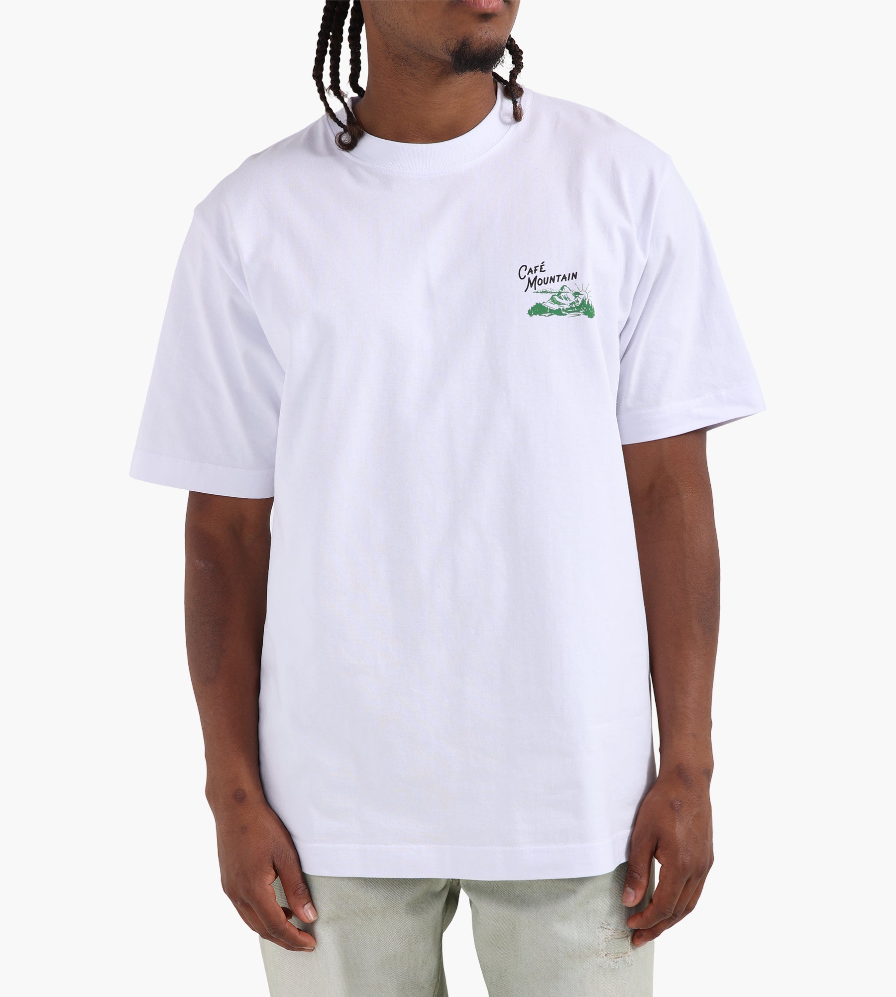 Café-Mountain Legacy Tee Natural And Green