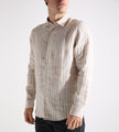 NN.07 Enzo Shirt 5728 Brown Stripe