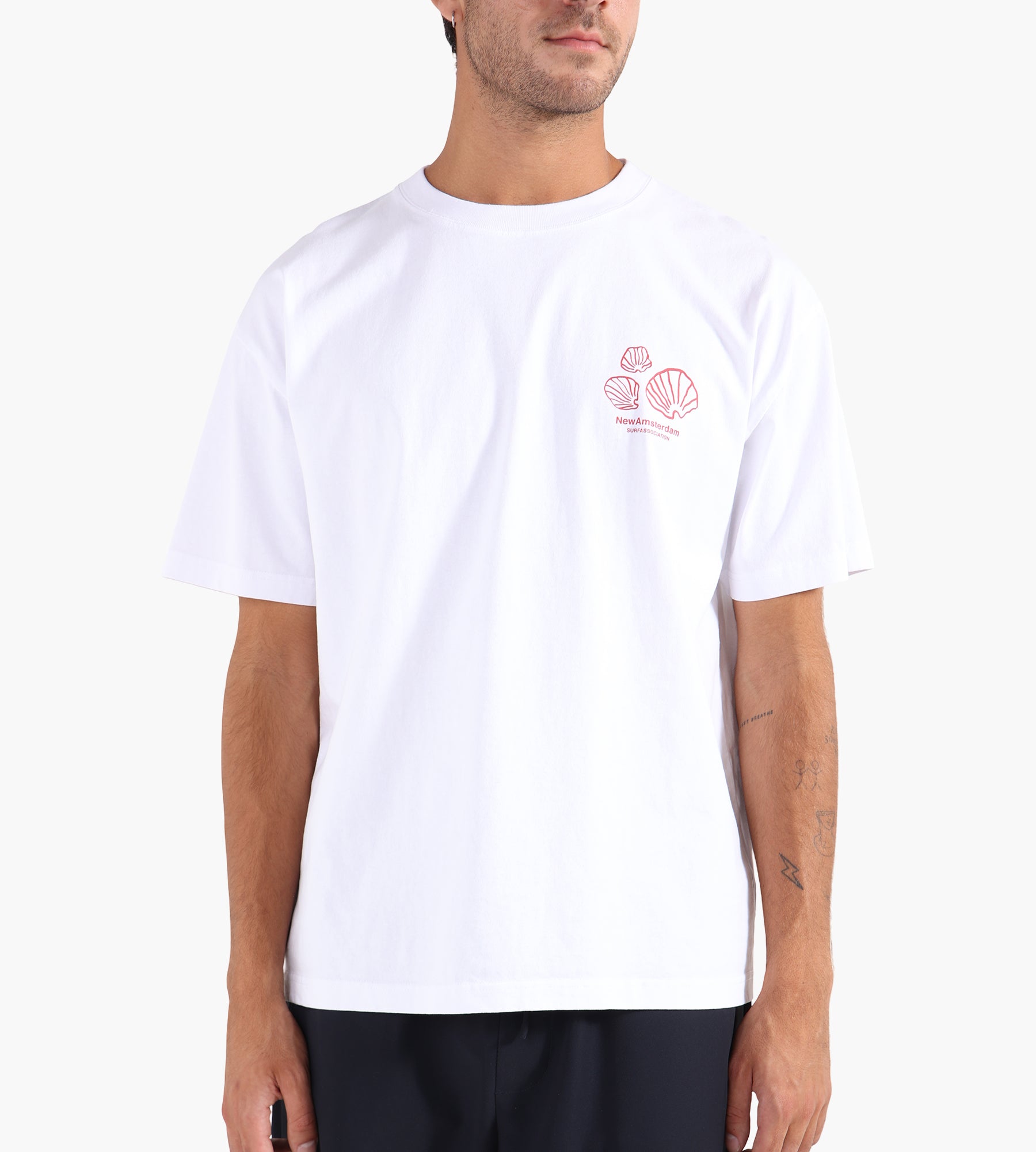 New Amsterdam Surf Association Lost Surfer Tee White