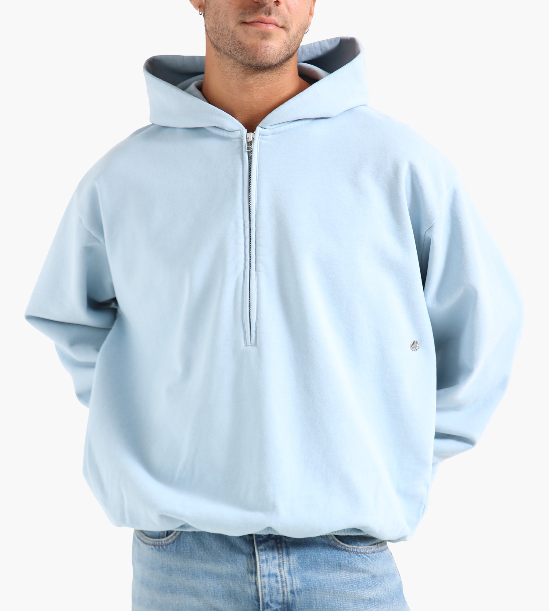New Amsterdam Surf Association Inflatable Hoodie Denim Blue